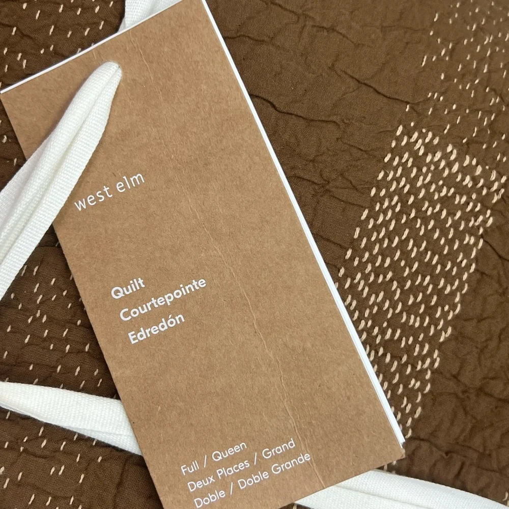 West Elm Full/Queen Quilt
